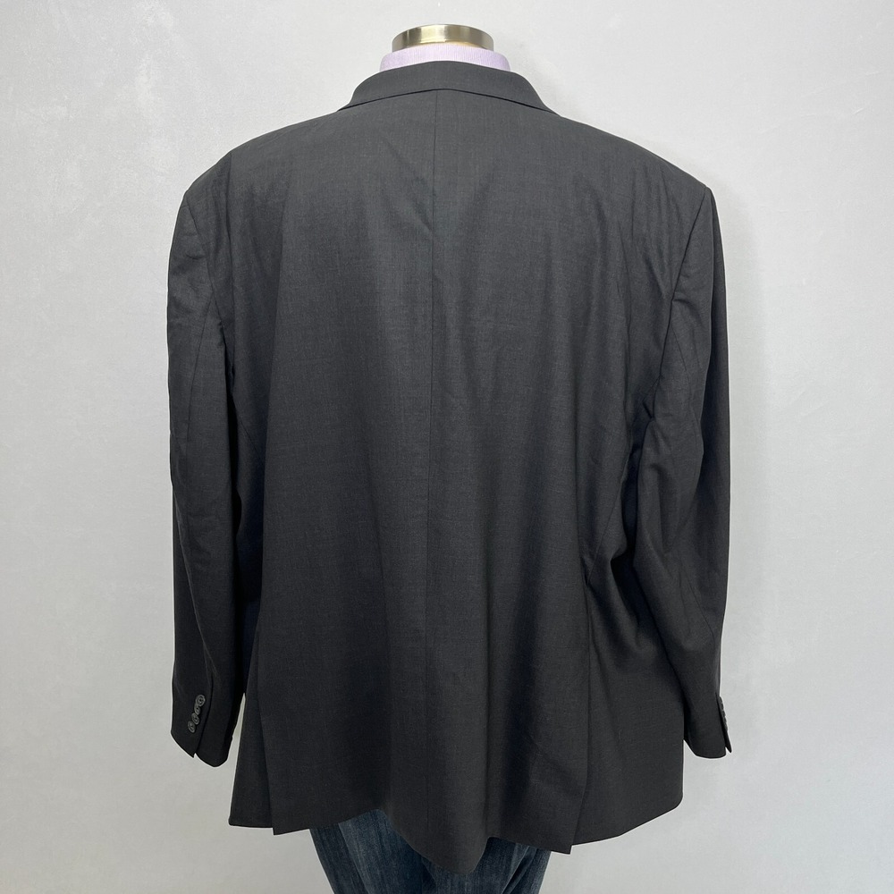 J. Hilburn REDA FLEXO Mens 58R Gray Blazer Custom Sport Coat Bespoke Jacket 2023 - Picture 4 of 16